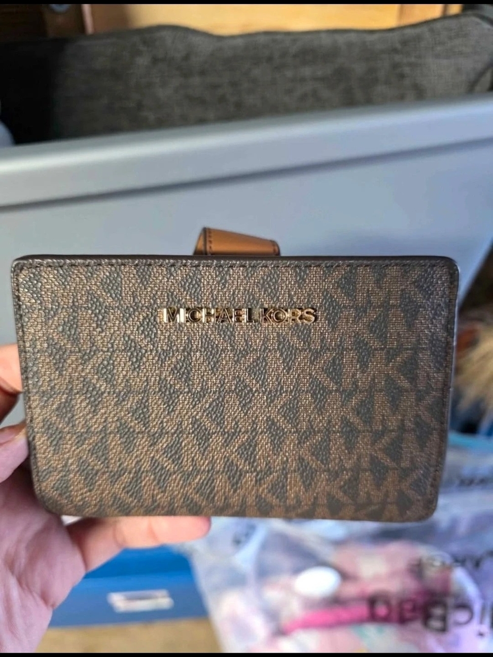 Michael Kors Signature Brown Wallet